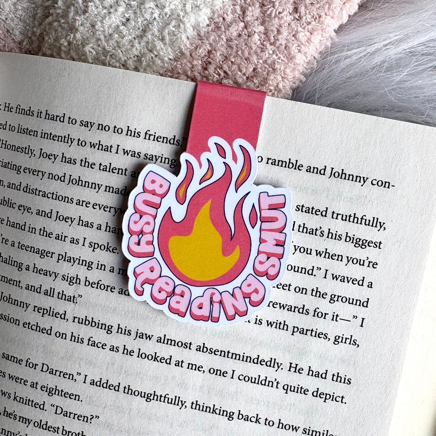 Busy Reading Smut - Magnetic Bookmark
