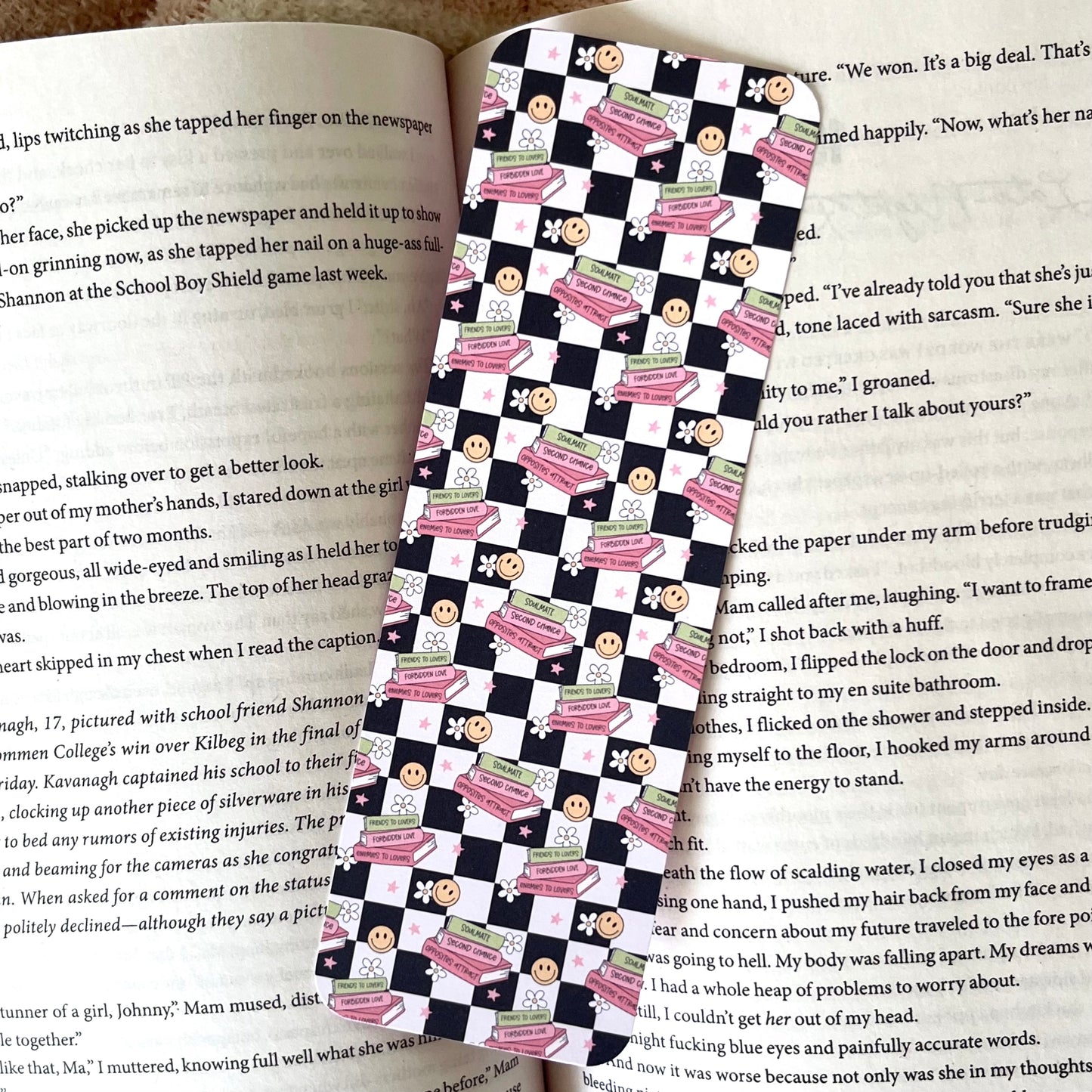 Checkered Tropes Bookmark