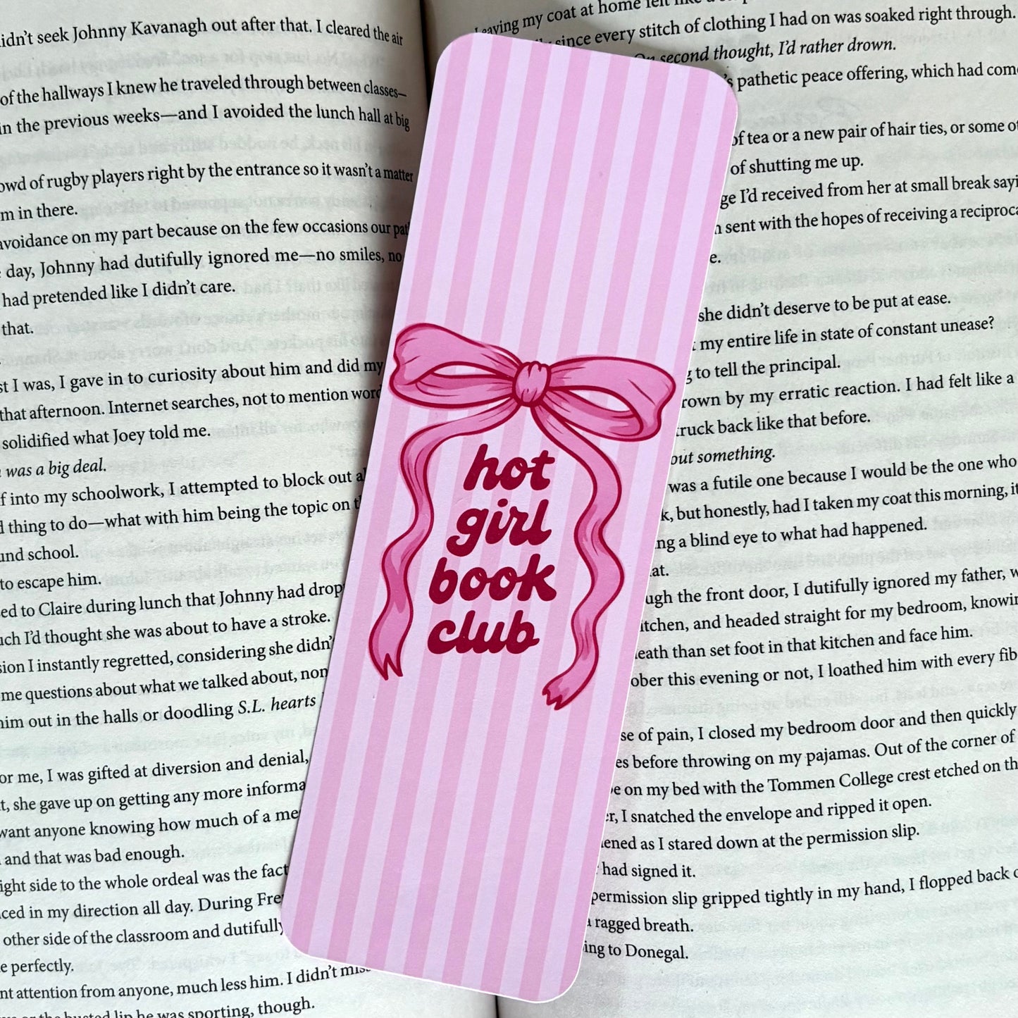 Hot Girl Book Club Bookmark
