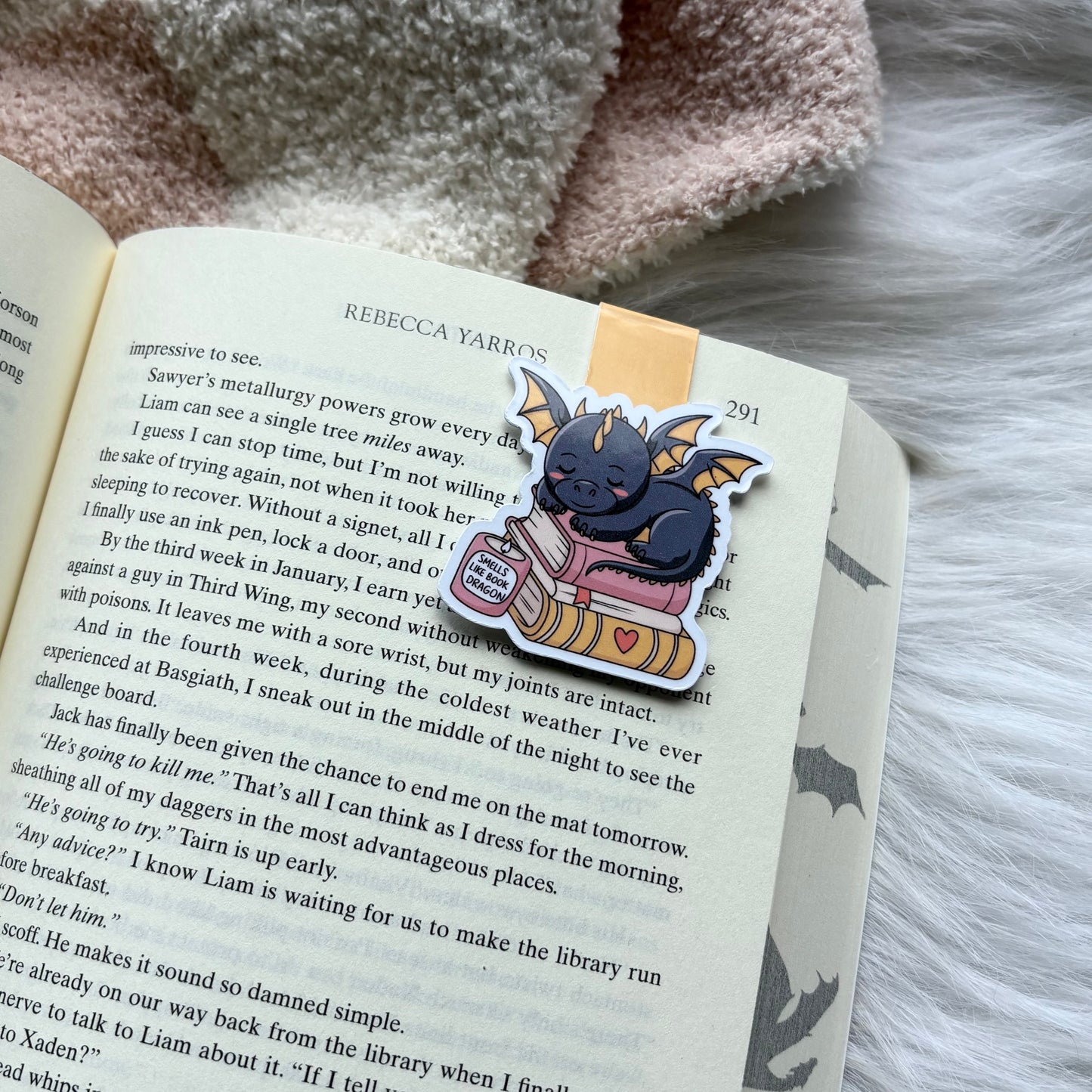 Book Dragon - Magnetic Bookmark
