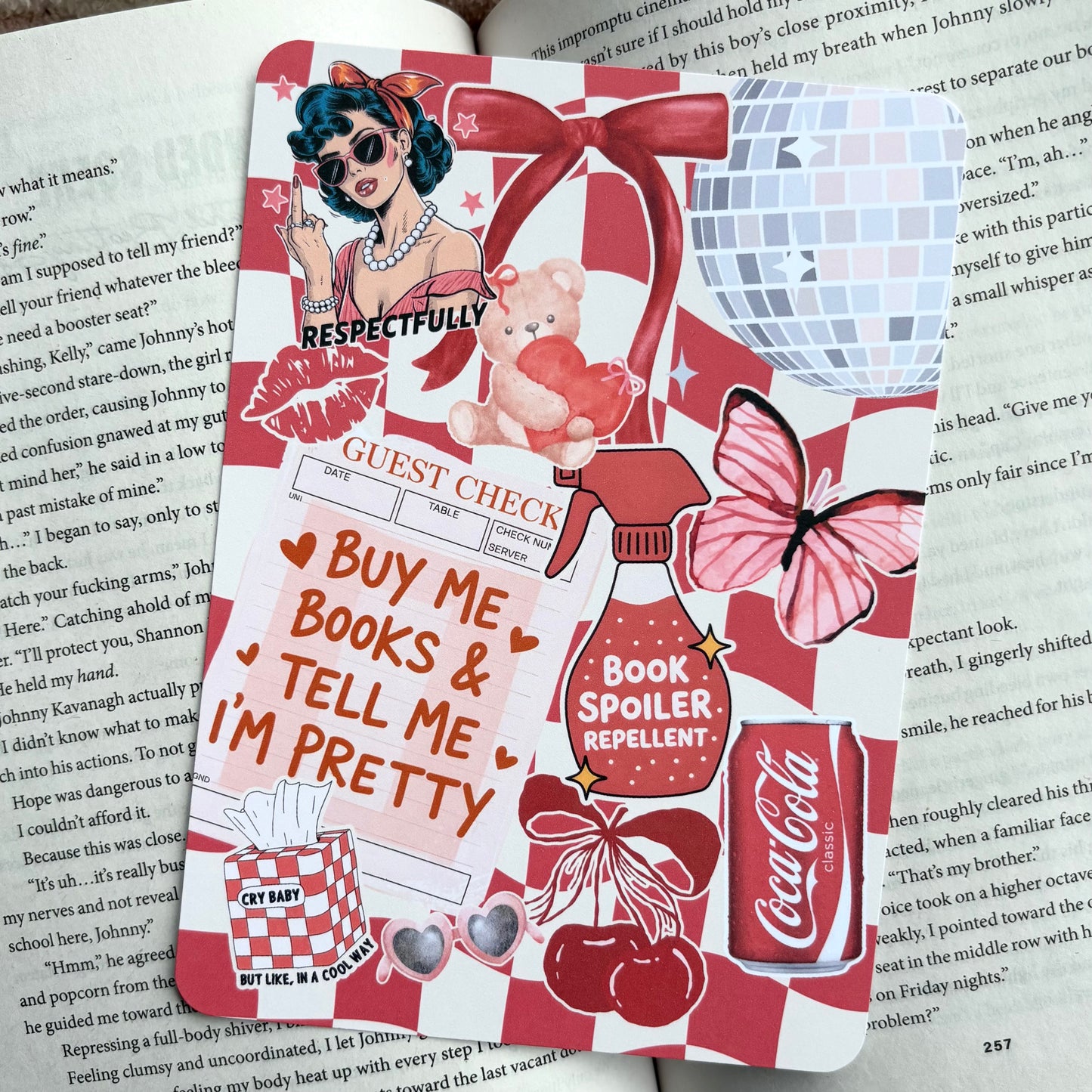 Kindle Insert - Book Babe Energy