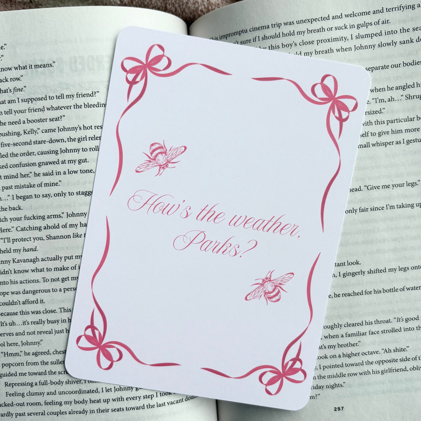 Kindle Insert - How's The Weather, Parks?