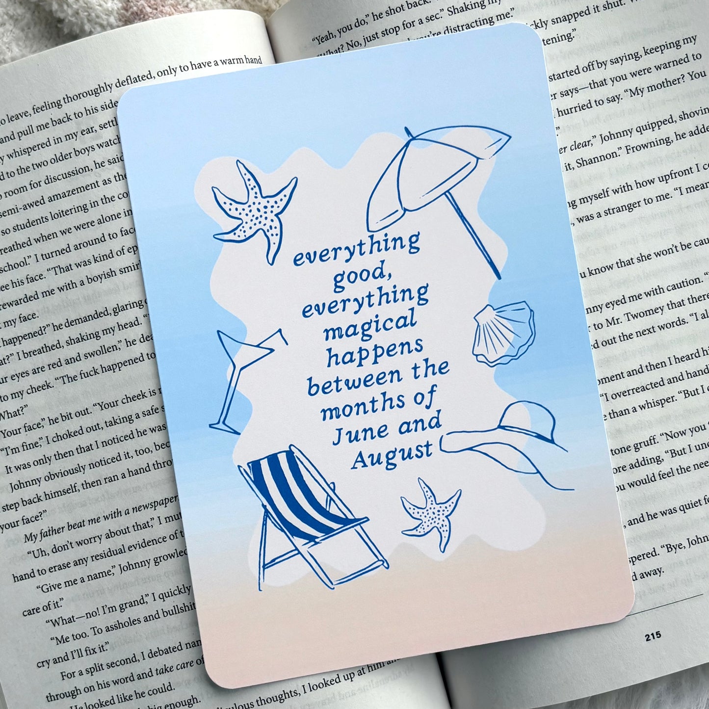 Kindle Insert - The Summer I Turned Pretty
