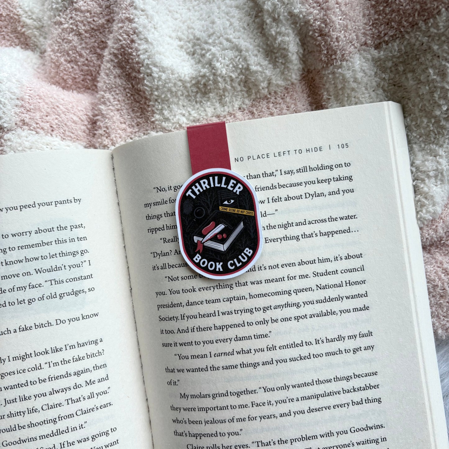 Thriller Book Club - Magnetic Bookmark