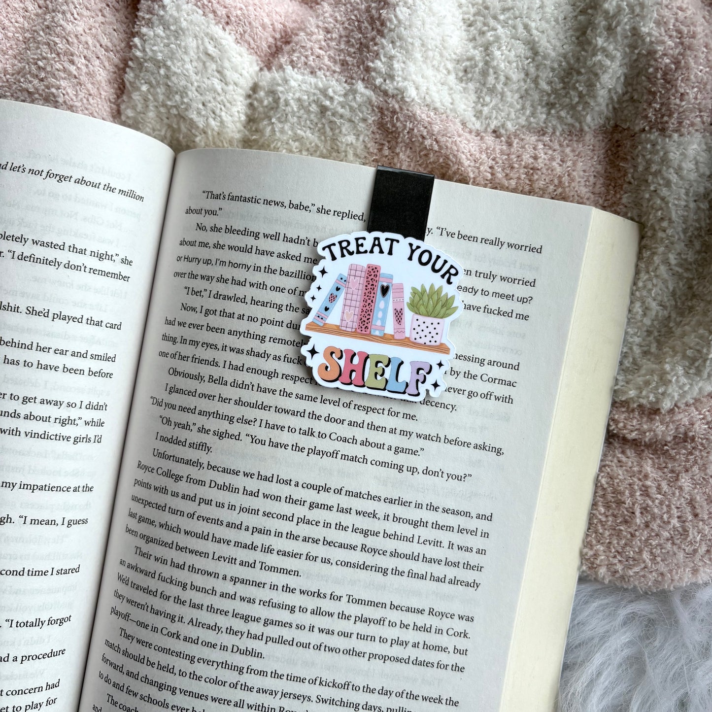 Treat Your Shelf - Magnetic Bookmark