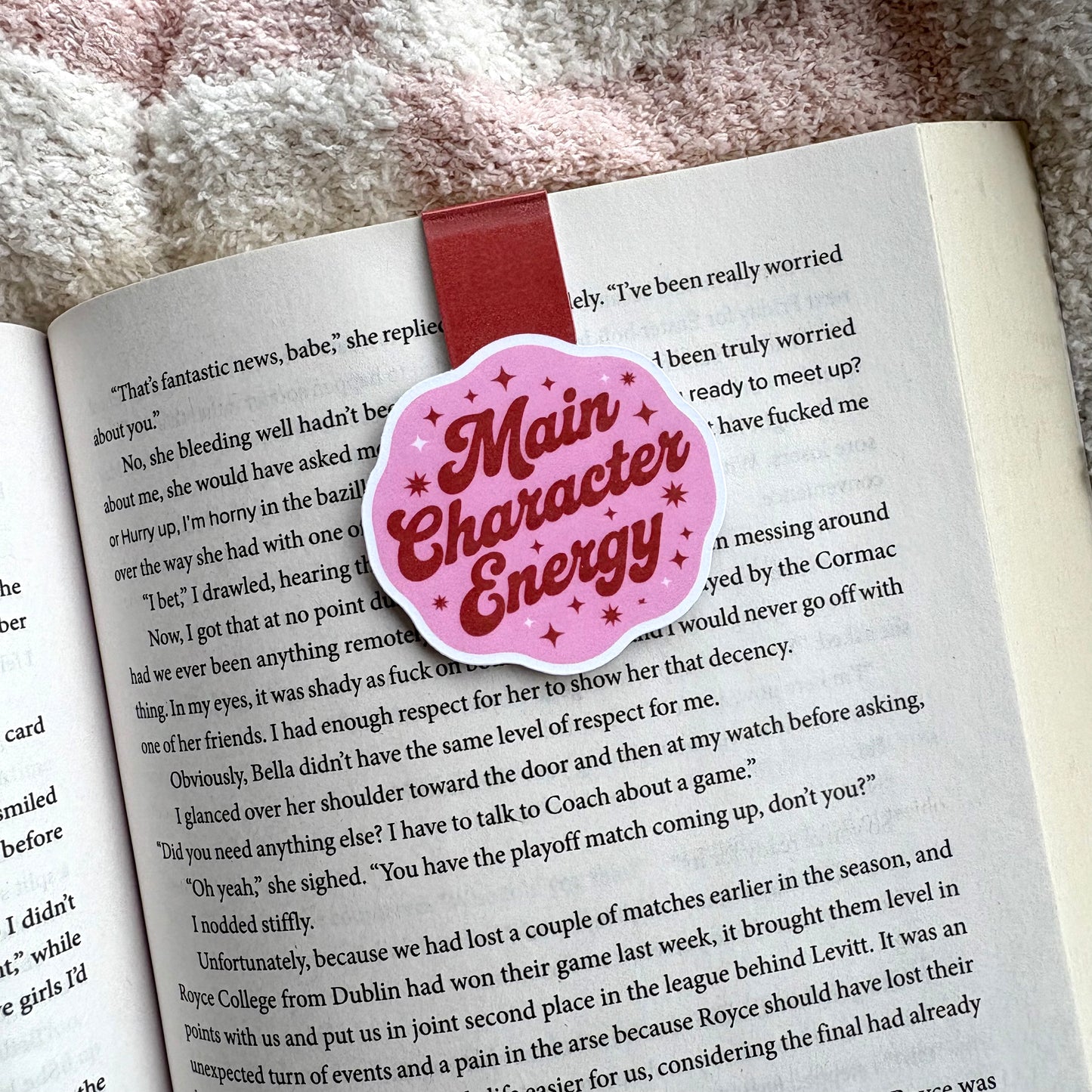 Main Character Energy- Magnetic Bookmark