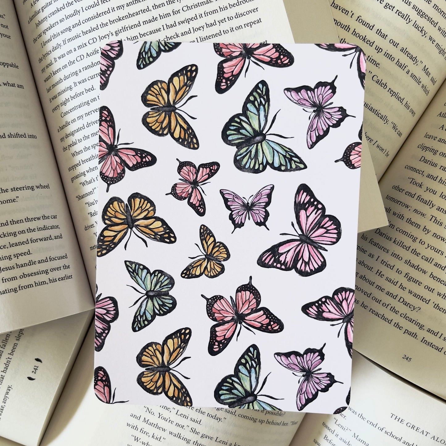 Kindle Insert - Watercolor Butterflies