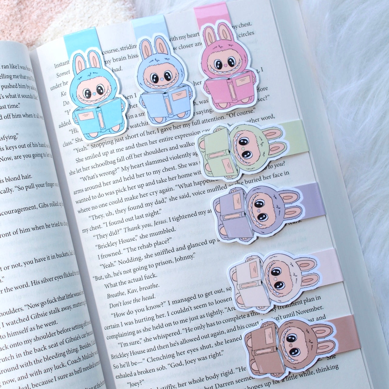 Cute But Unhinged - Magnetic Bookmark (Labubu) ✨BUY 2, GET 1 FREE!✨