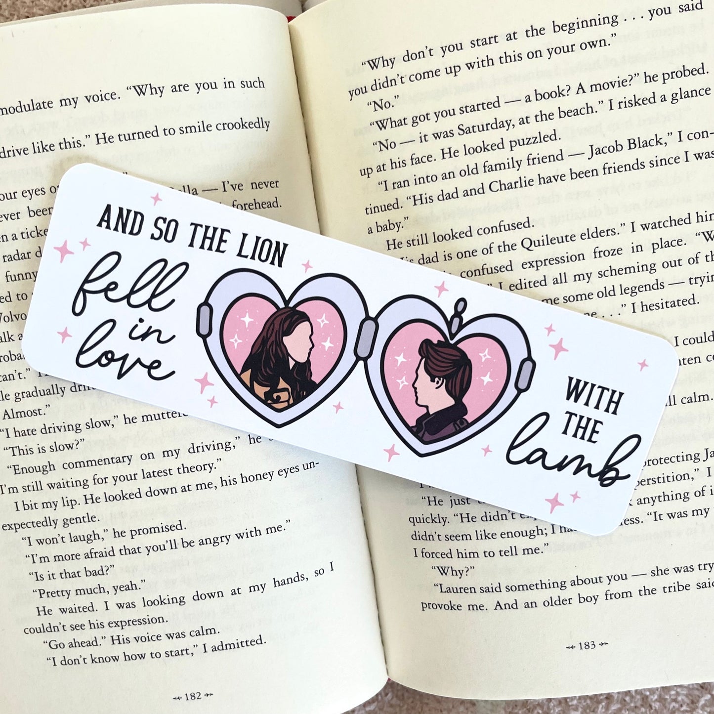 Lion Loves Lamb Bookmark