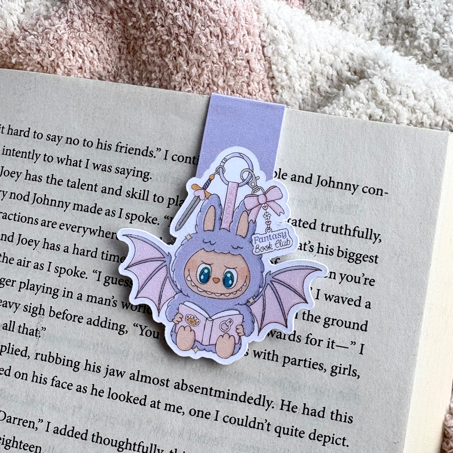 Trope Troublemakers - Magnetic Bookmark (Labubu)