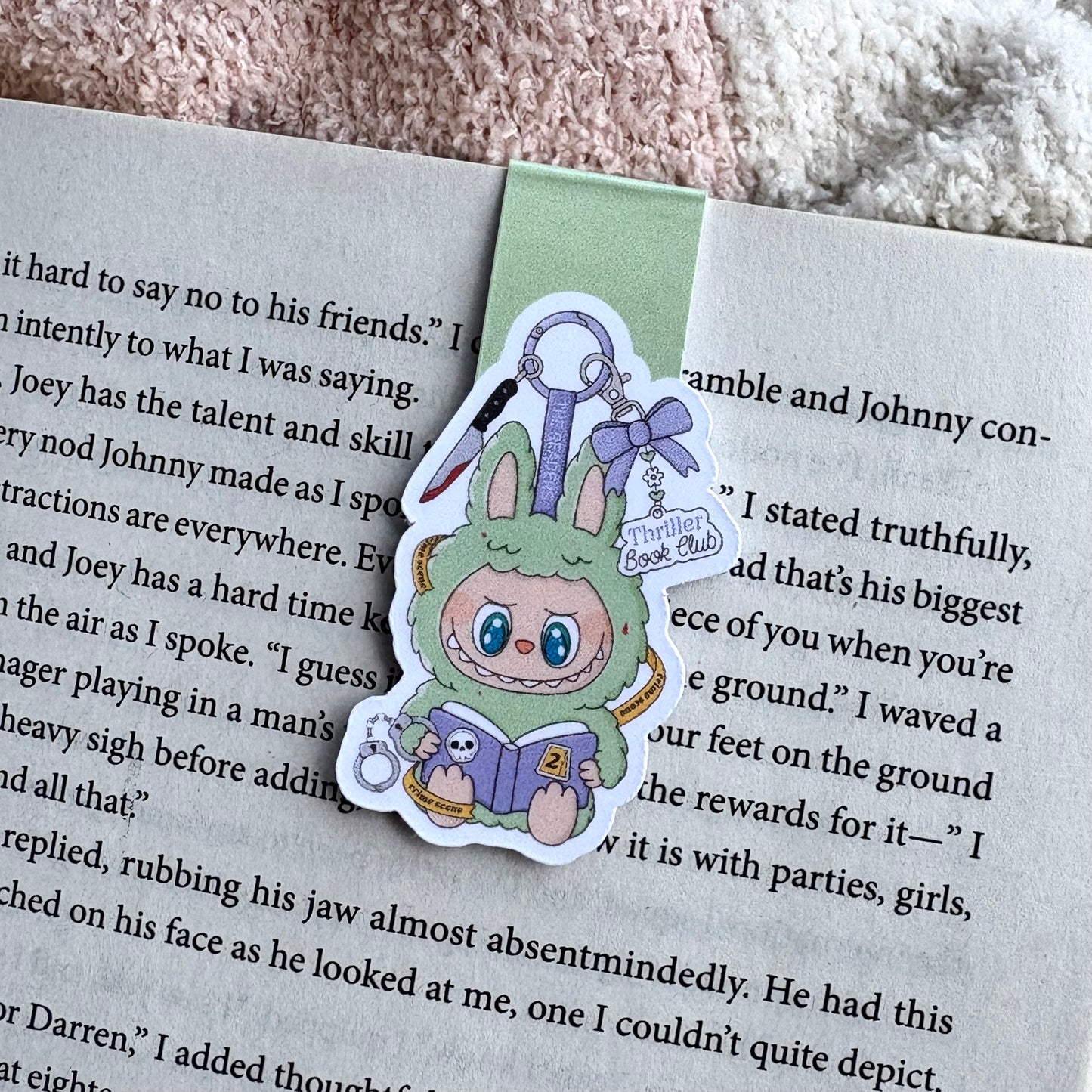 Trope Troublemakers - Magnetic Bookmark (Labubu)