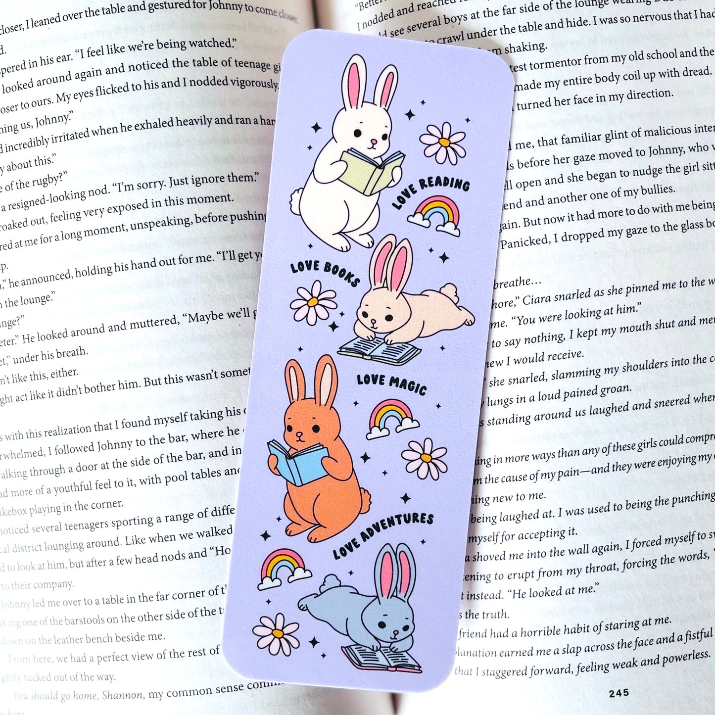 Spring Bunny Bookmark