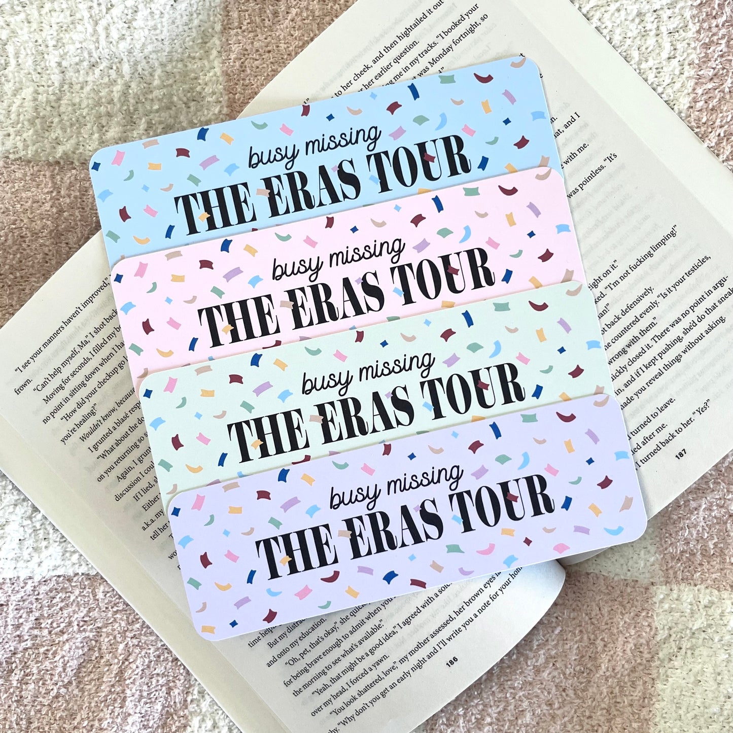 Busy Missing The Eras Tour Bookmark