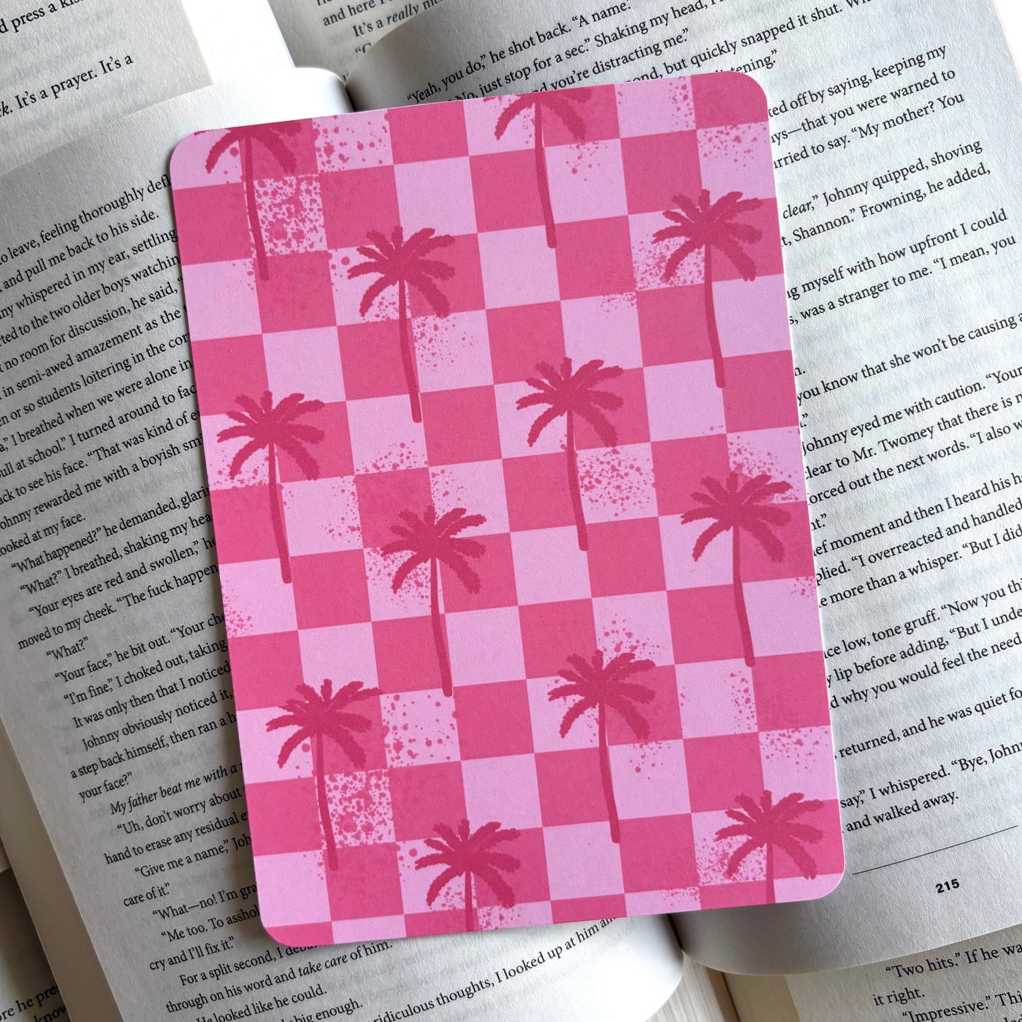 Kindle Insert - Pink Palms