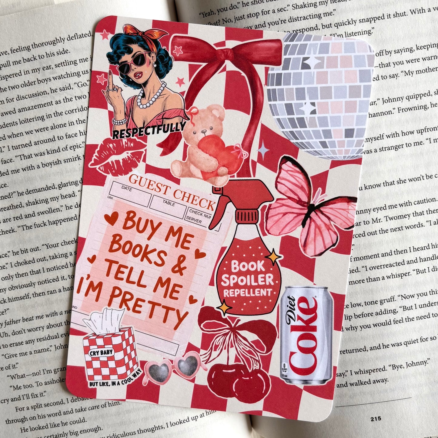 Kindle Insert - Book Babe Energy