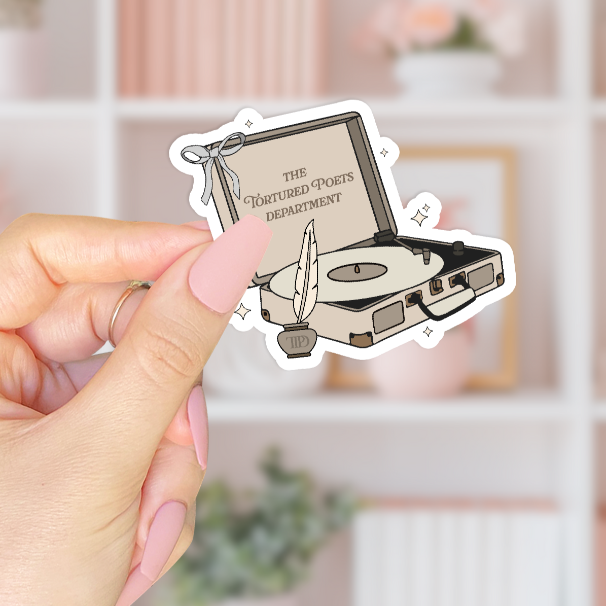 The Tortured Record Player Sticker