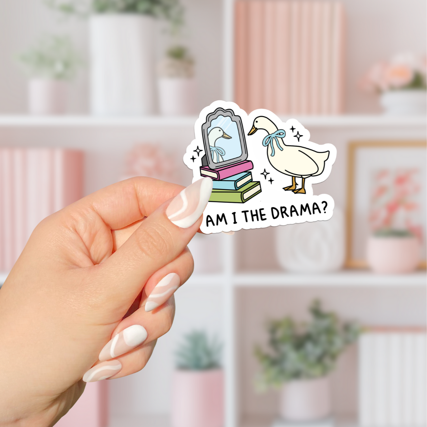 Am I The Drama? Goose Sticker