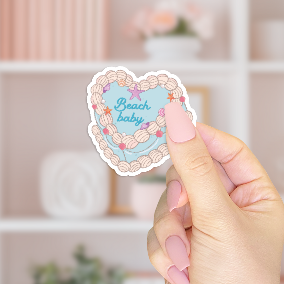 Beach Baby Sticker