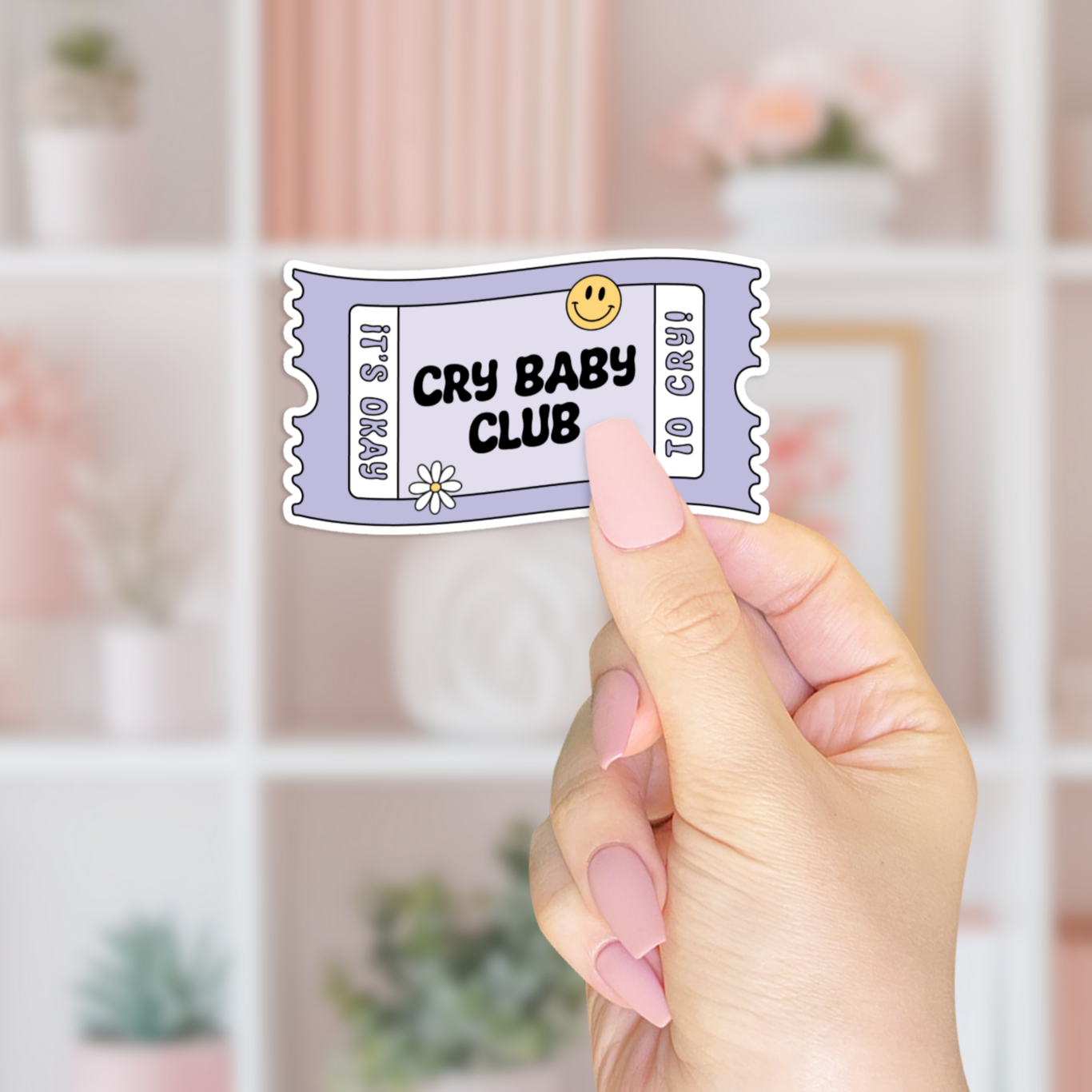 Cry Baby Club Sticker