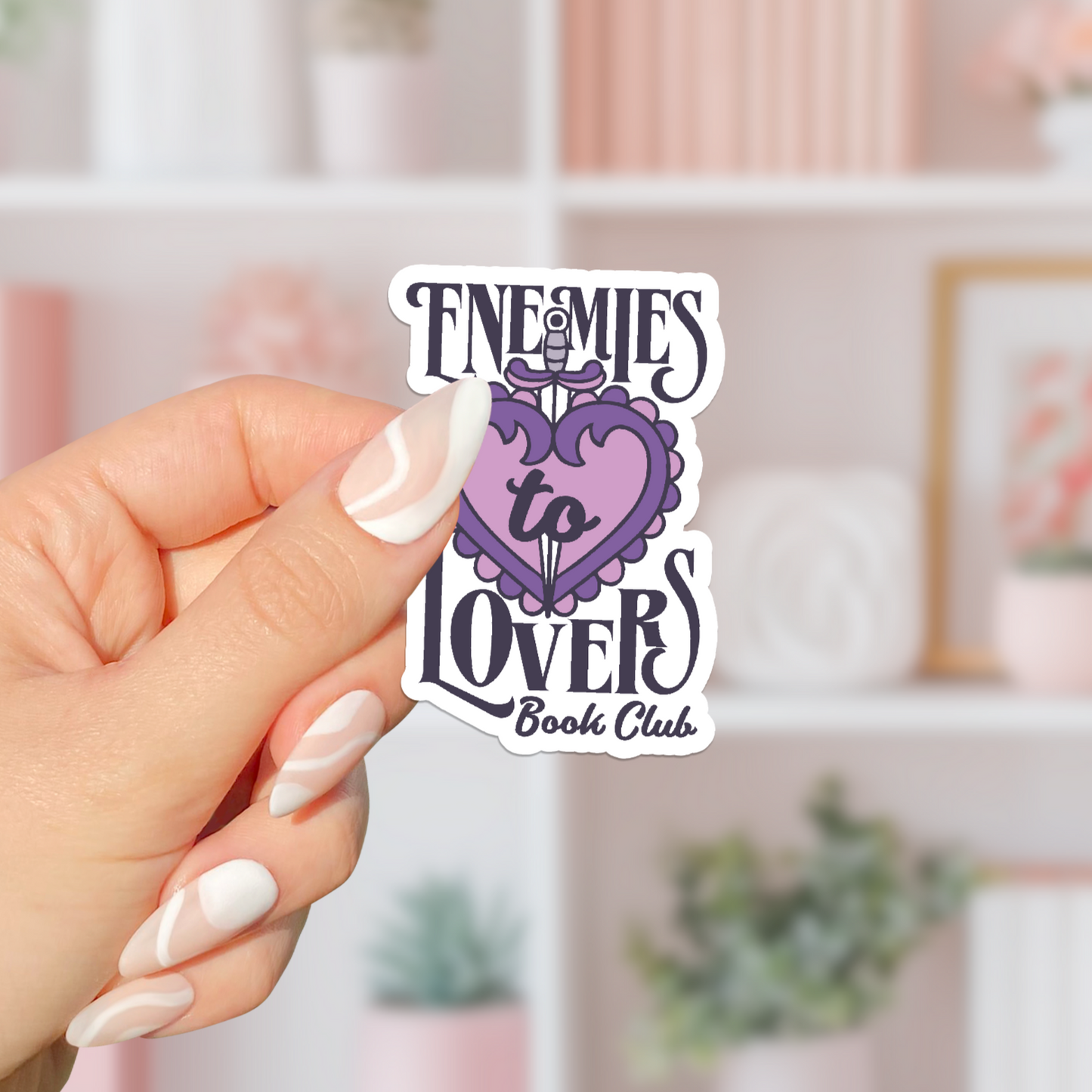 Enemies To Lovers Book Club Sticker