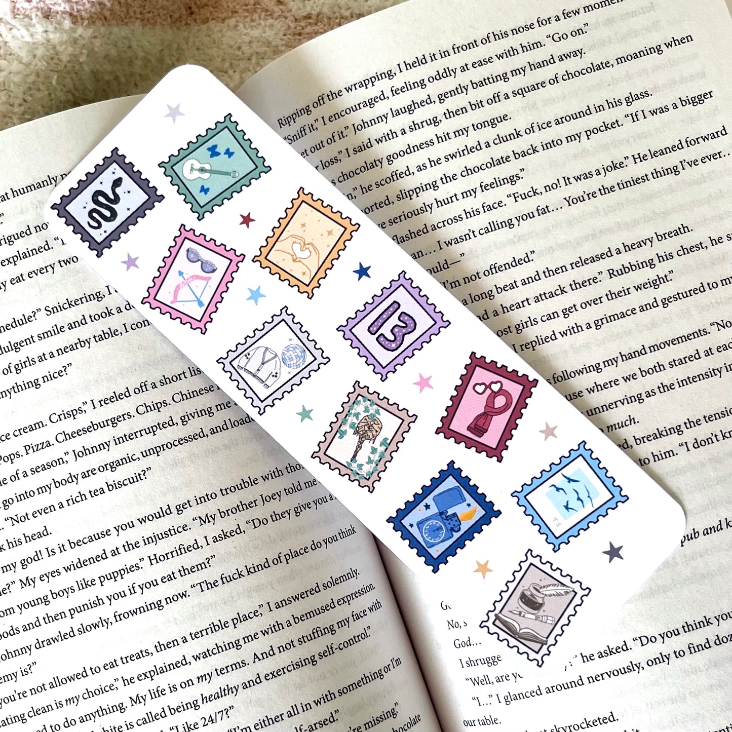 Stamped Eras Bookmark