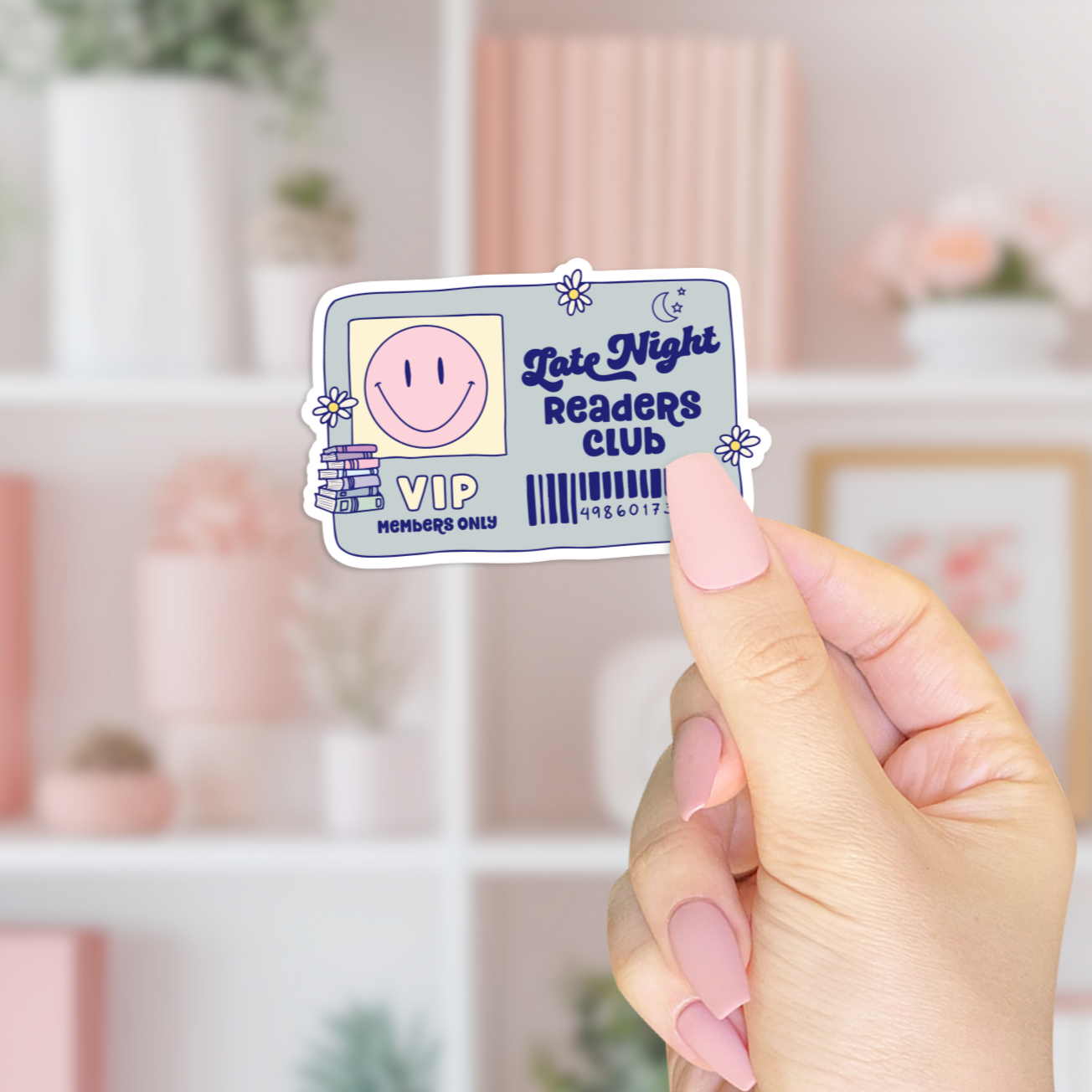 Late Night Readers Club Sticker