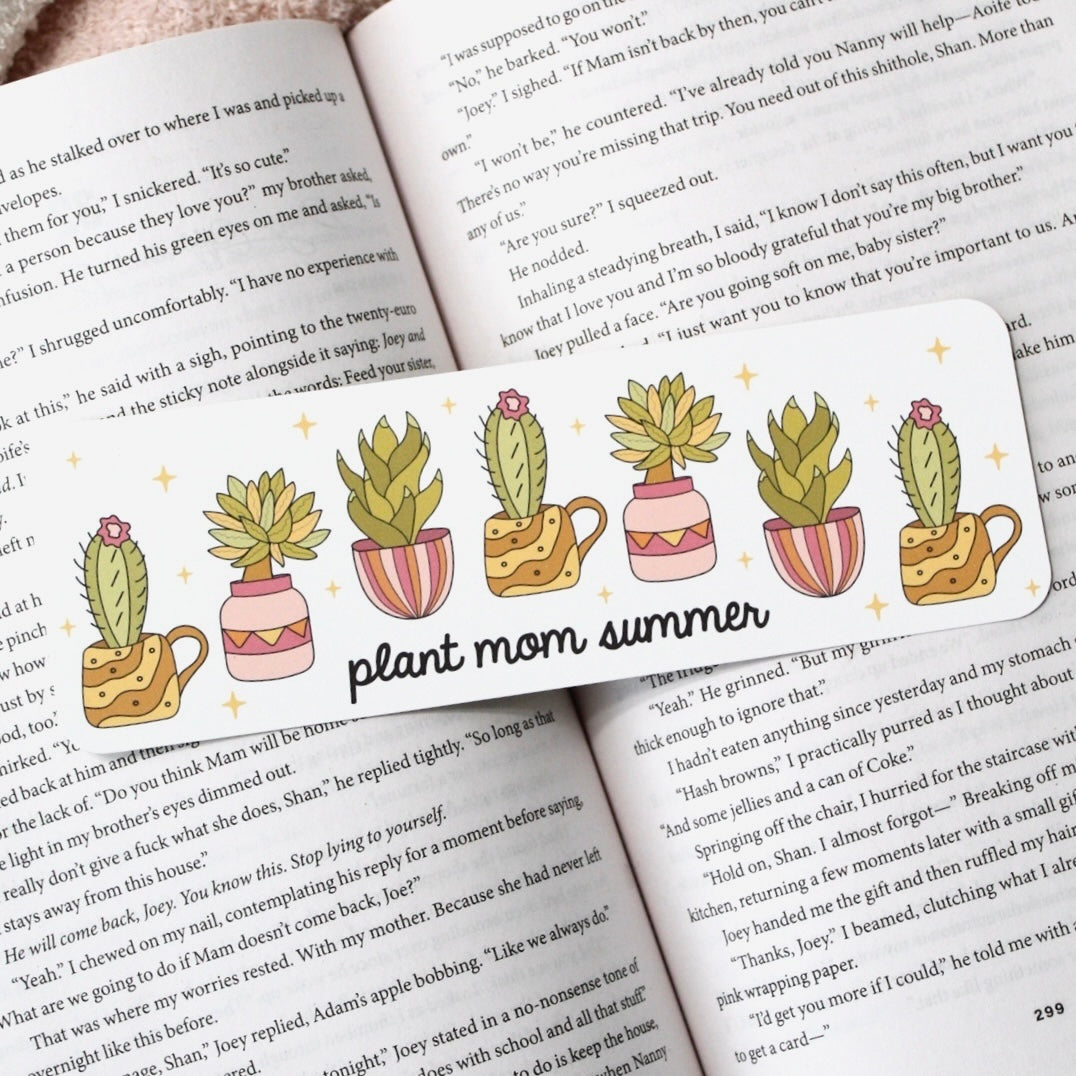 Plant Mom Summer Bookmark