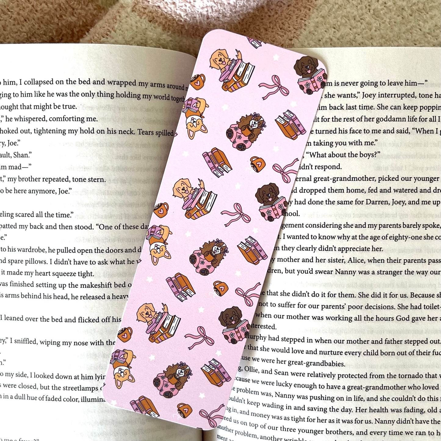 Pup Fiction Bookmark