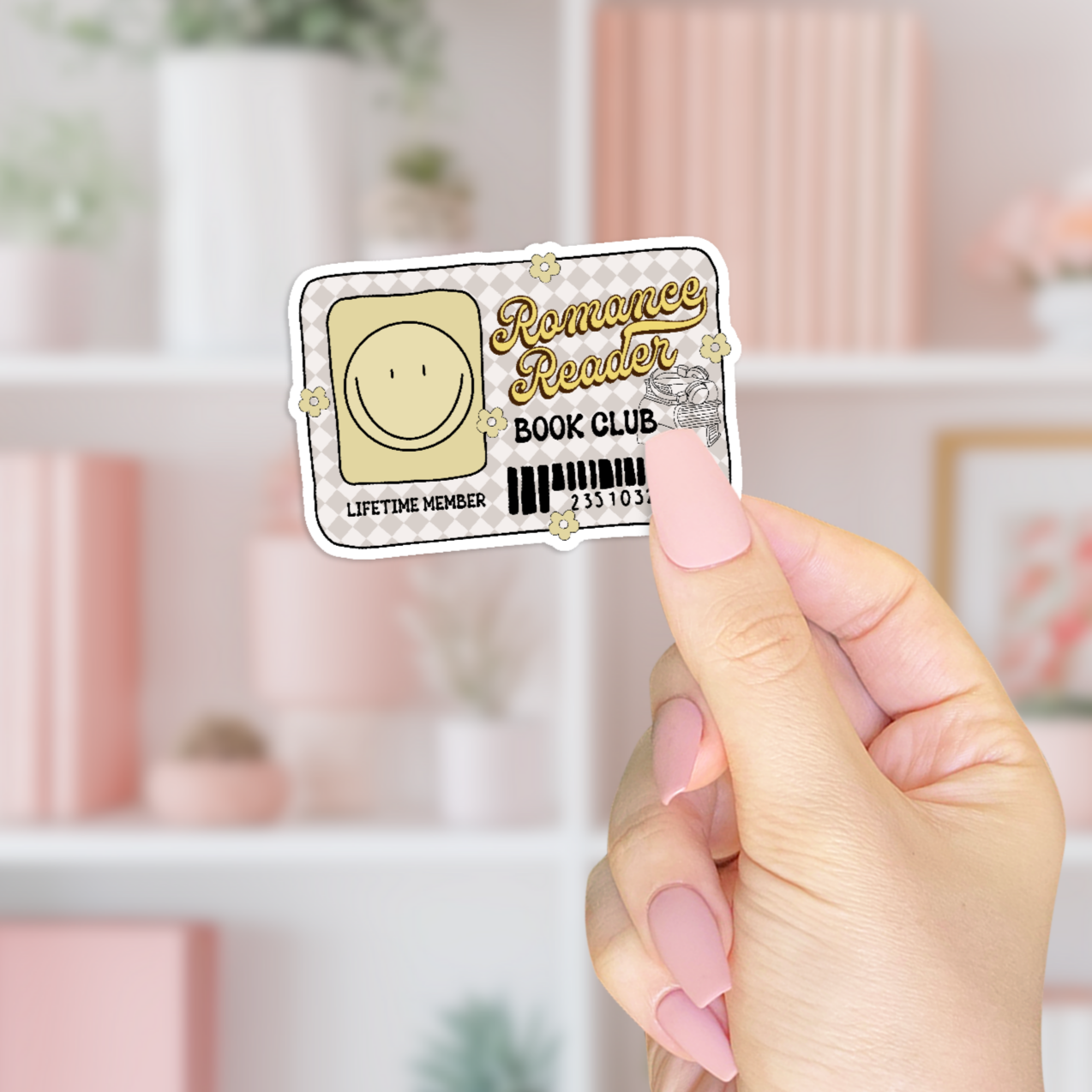 Romance Reader Book Club Sticker