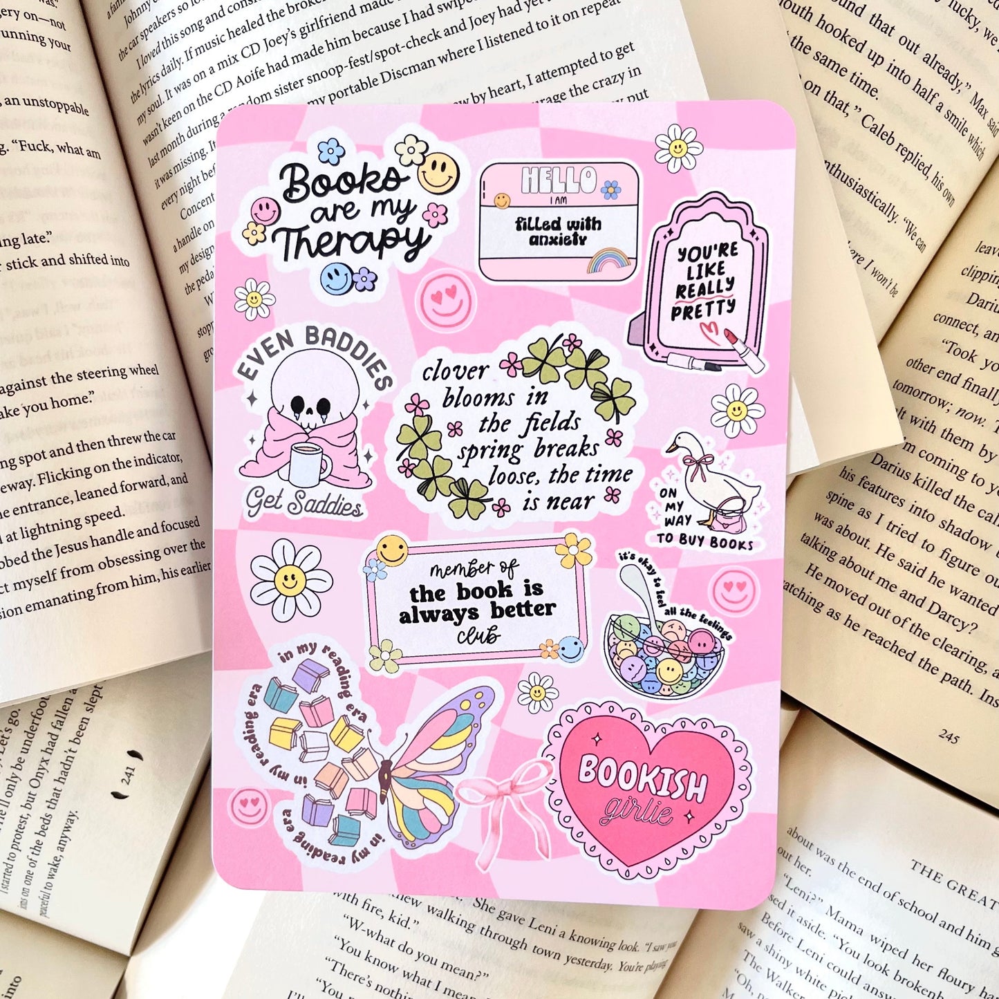 Kindle Insert - Soft Girl Spring