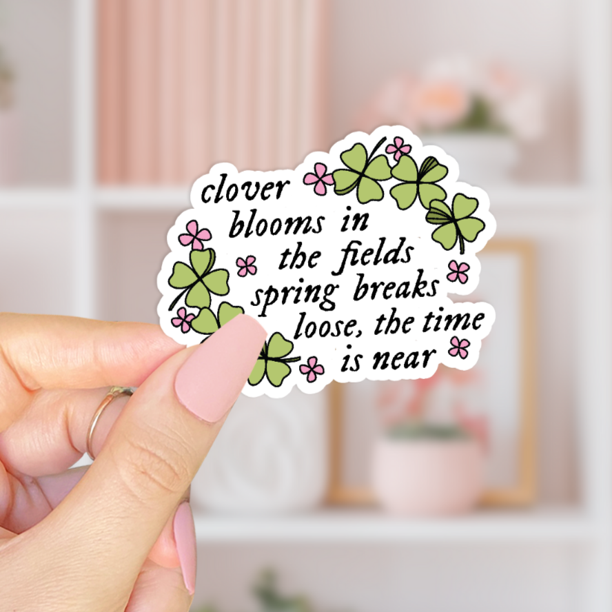 Spring Breaks Loose Sticker