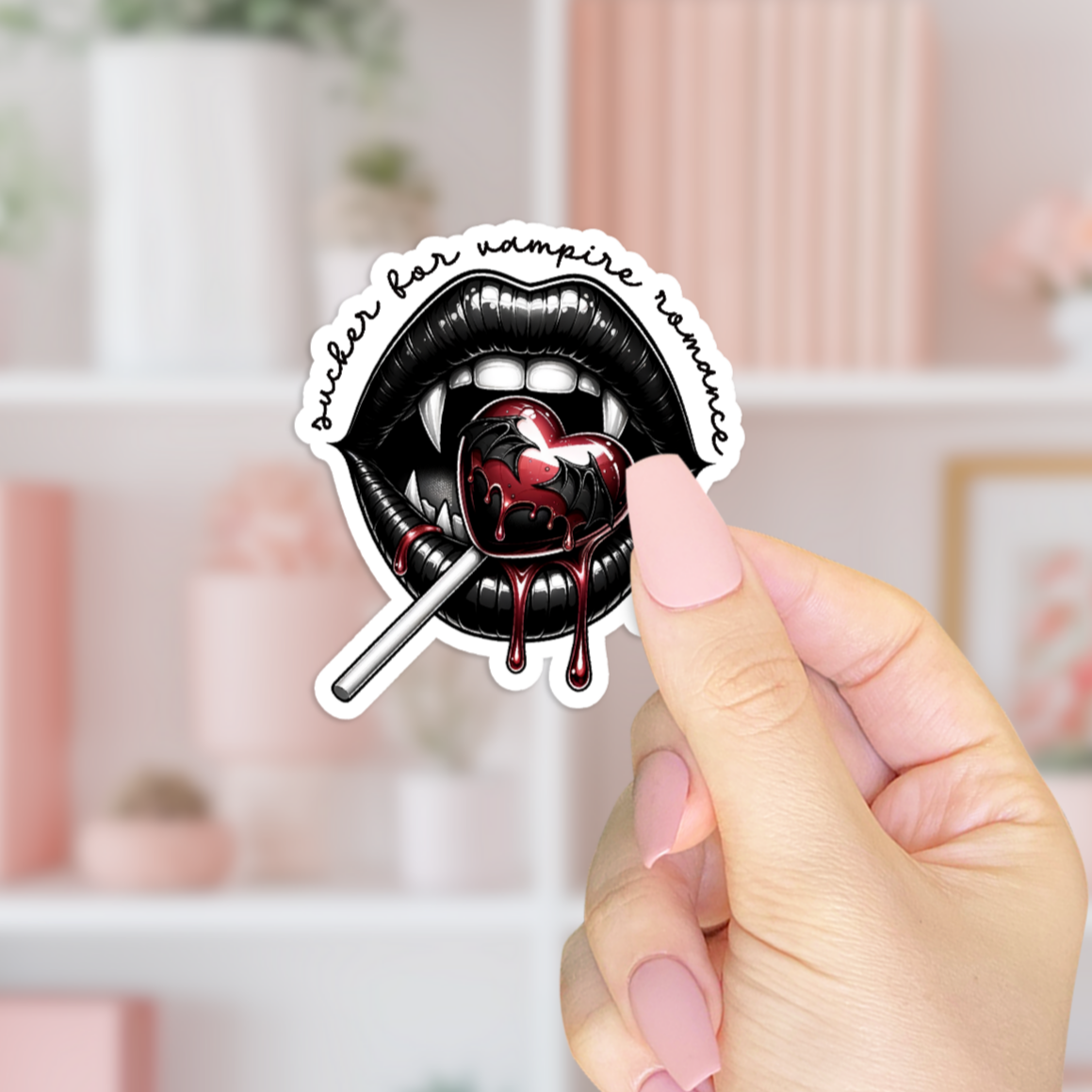 Sucker For Vampire Romance Sticker