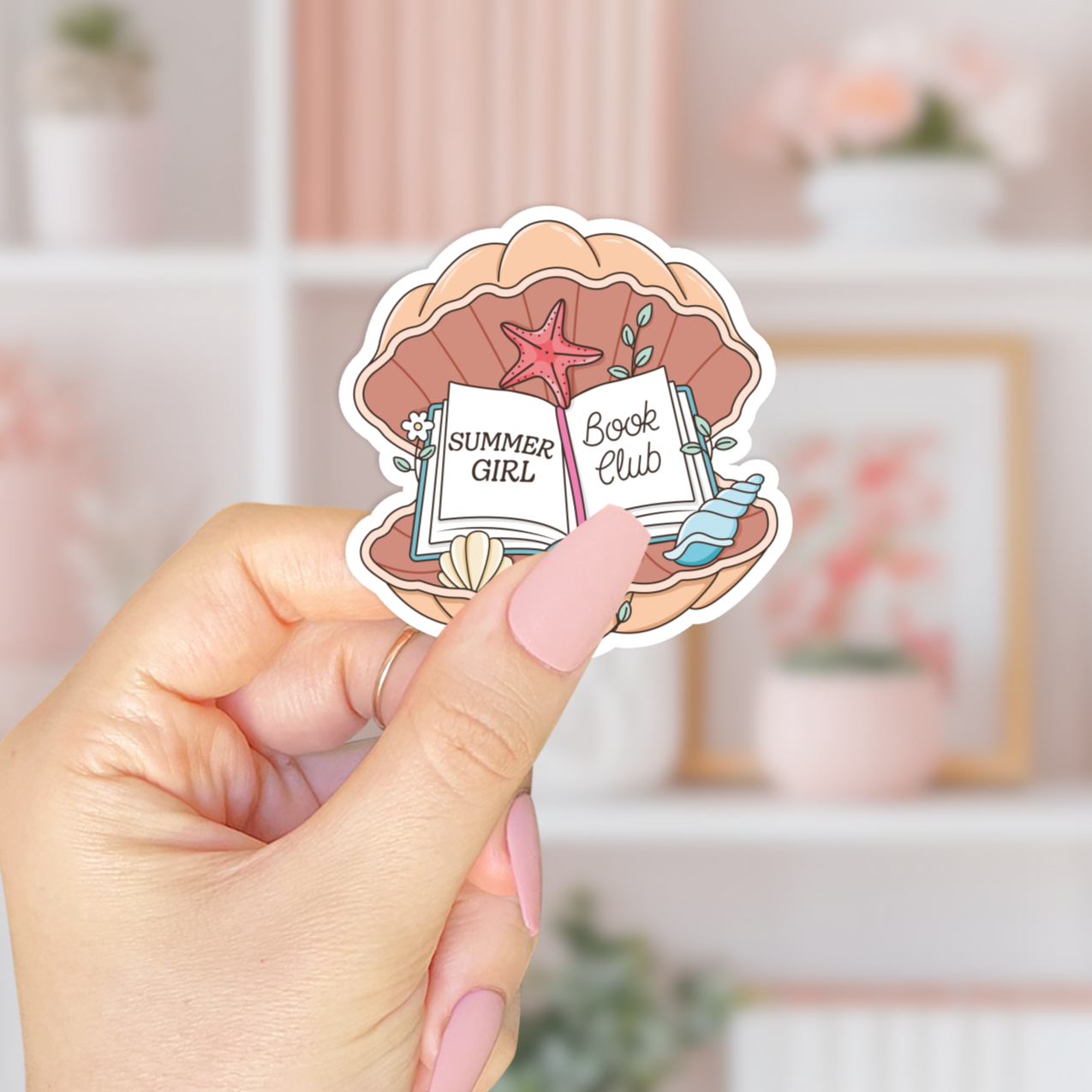 Summer Girl Book Club Sticker