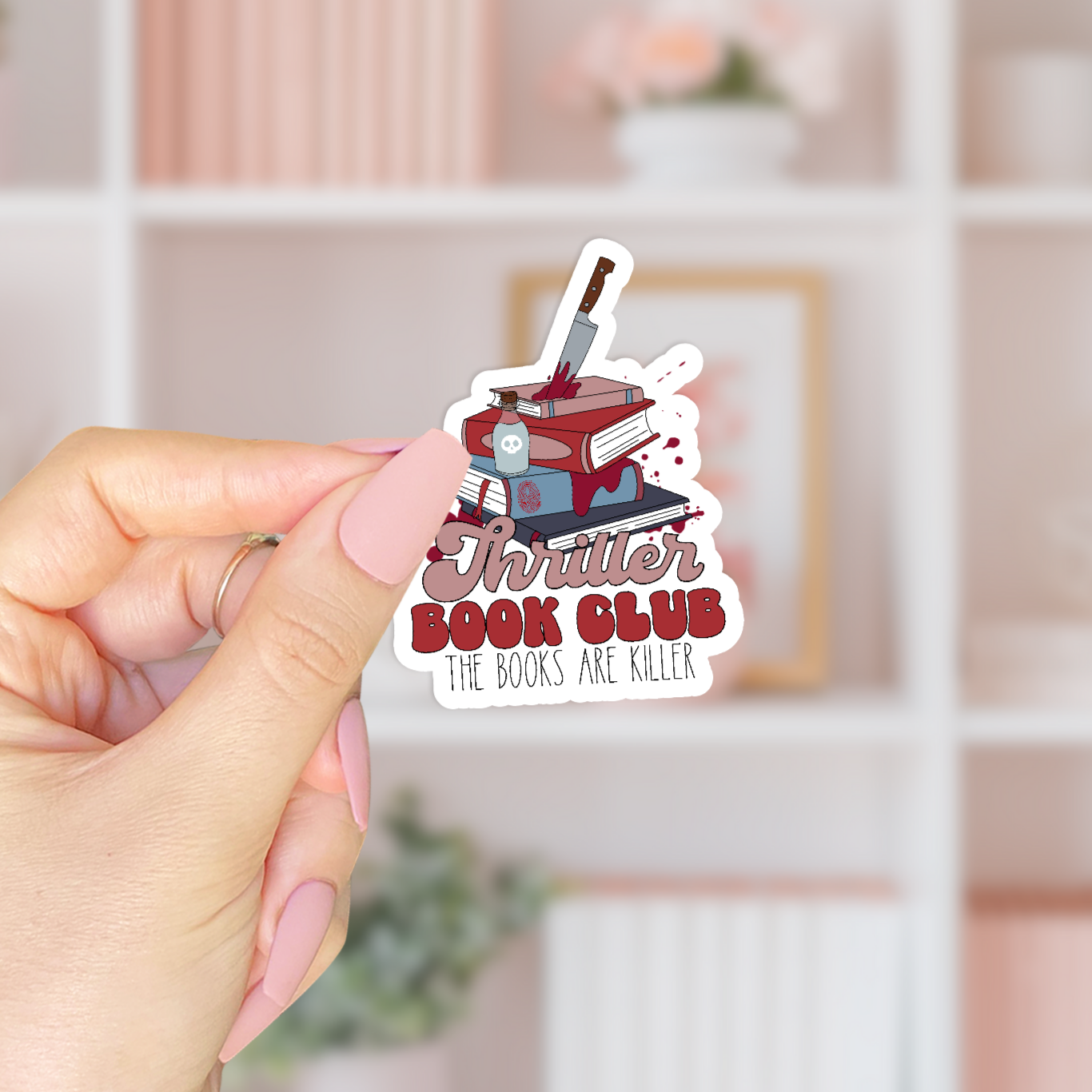 Thriller Book Club Sticker