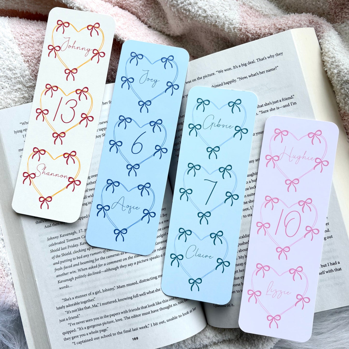 Hughie + Lizzie Bookmark (Boys of Tommen)