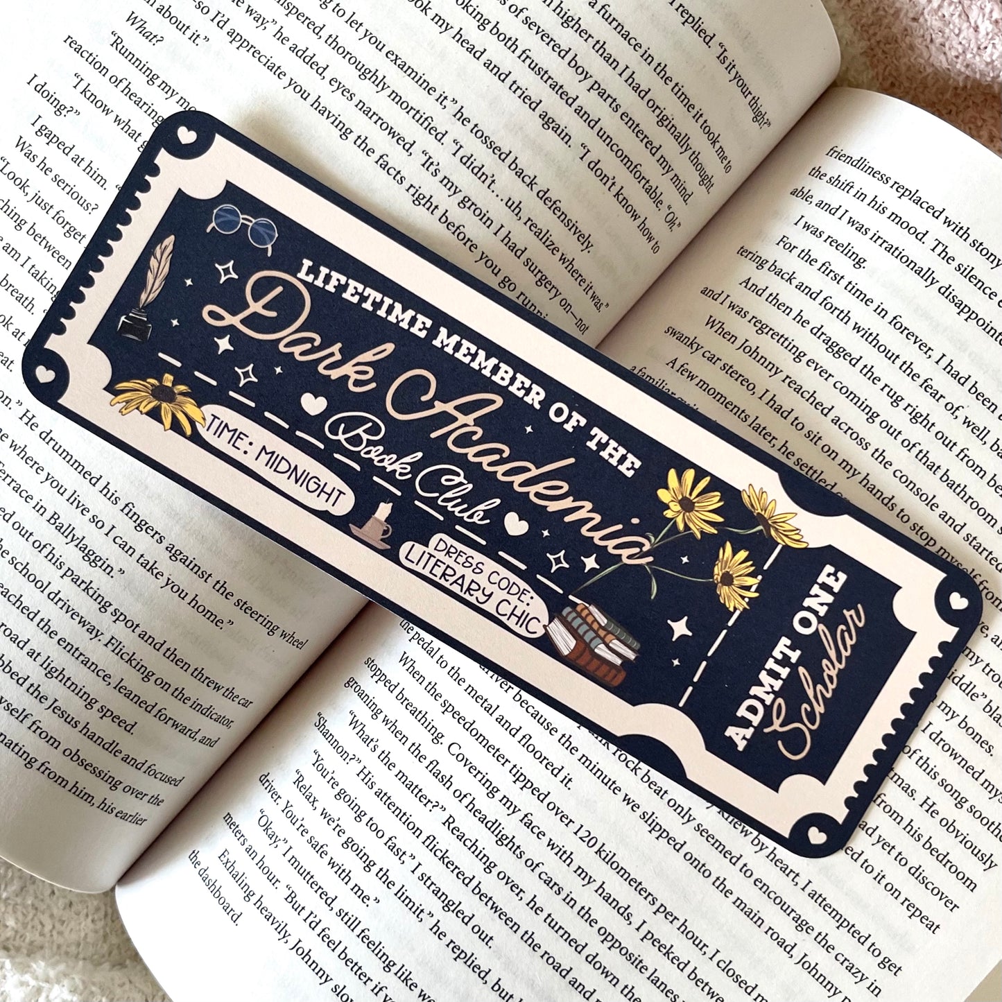 Bookish Tickets Bookmarks