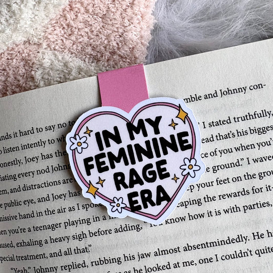 In My Feminine Rage Era - Magnetic Bookmark