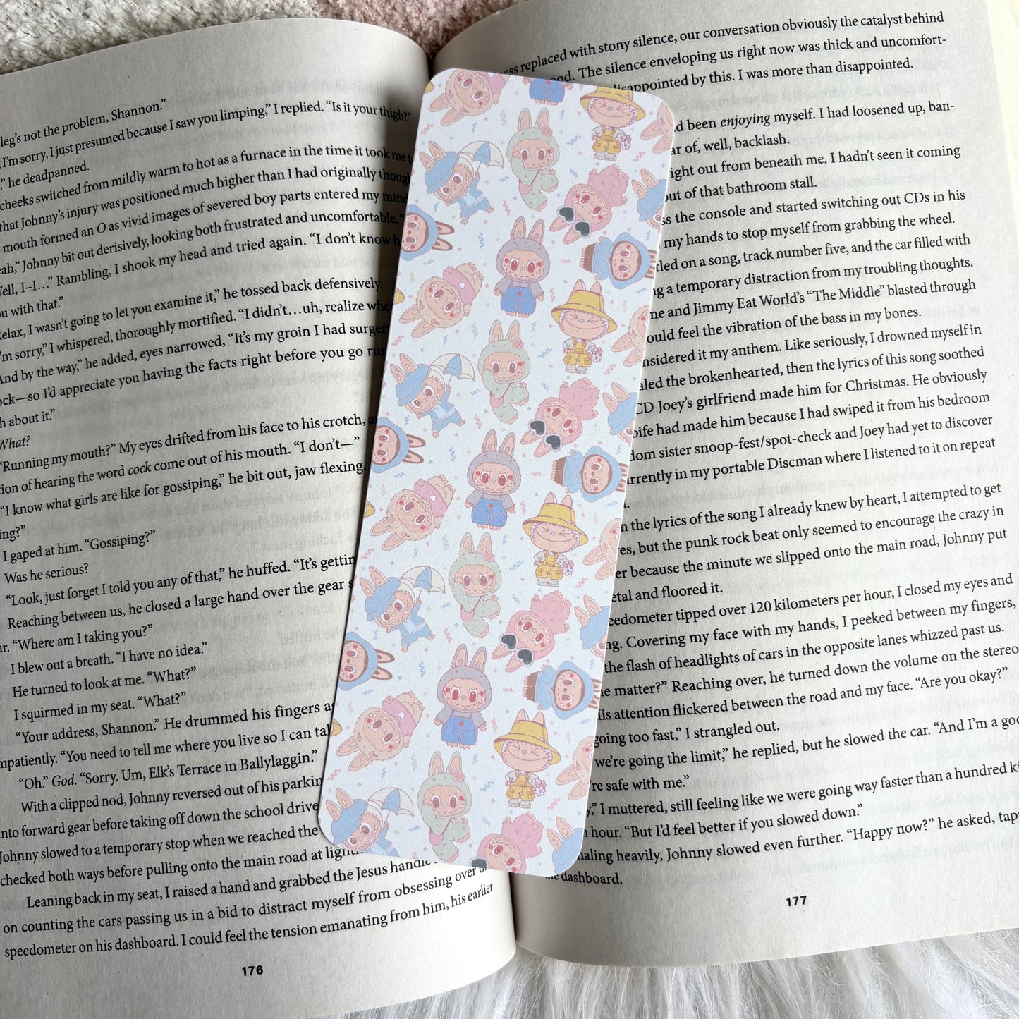 Fashionably Feral Bookmark (Labubu)
