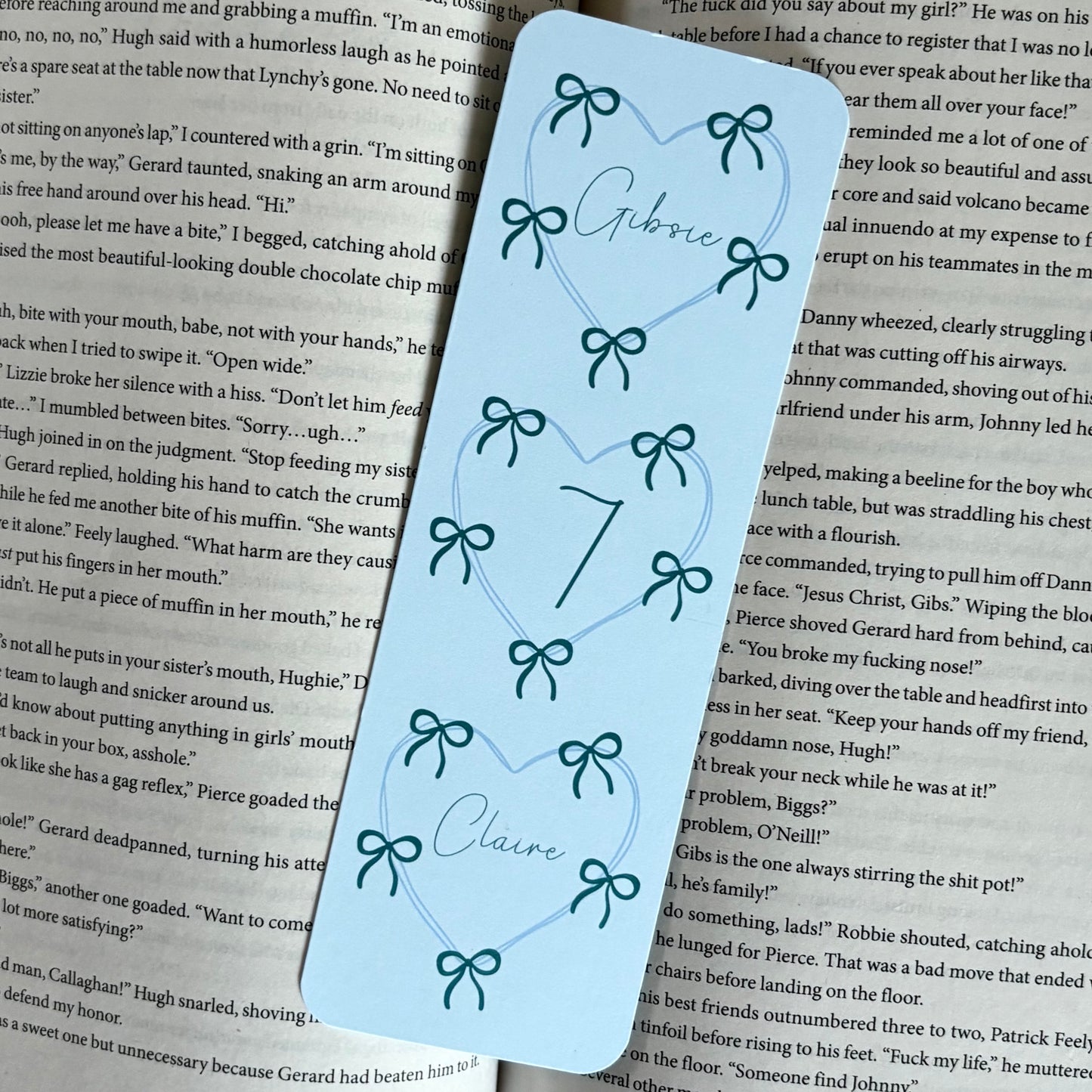 Gibsie + Claire Bookmark (Boys of Tommen)