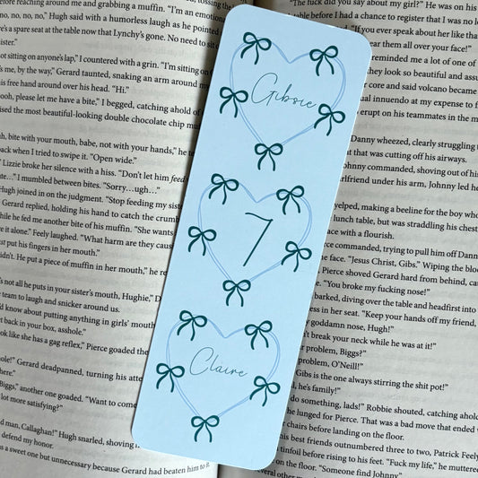 Gibsie + Claire Bookmark (Boys of Tommen)