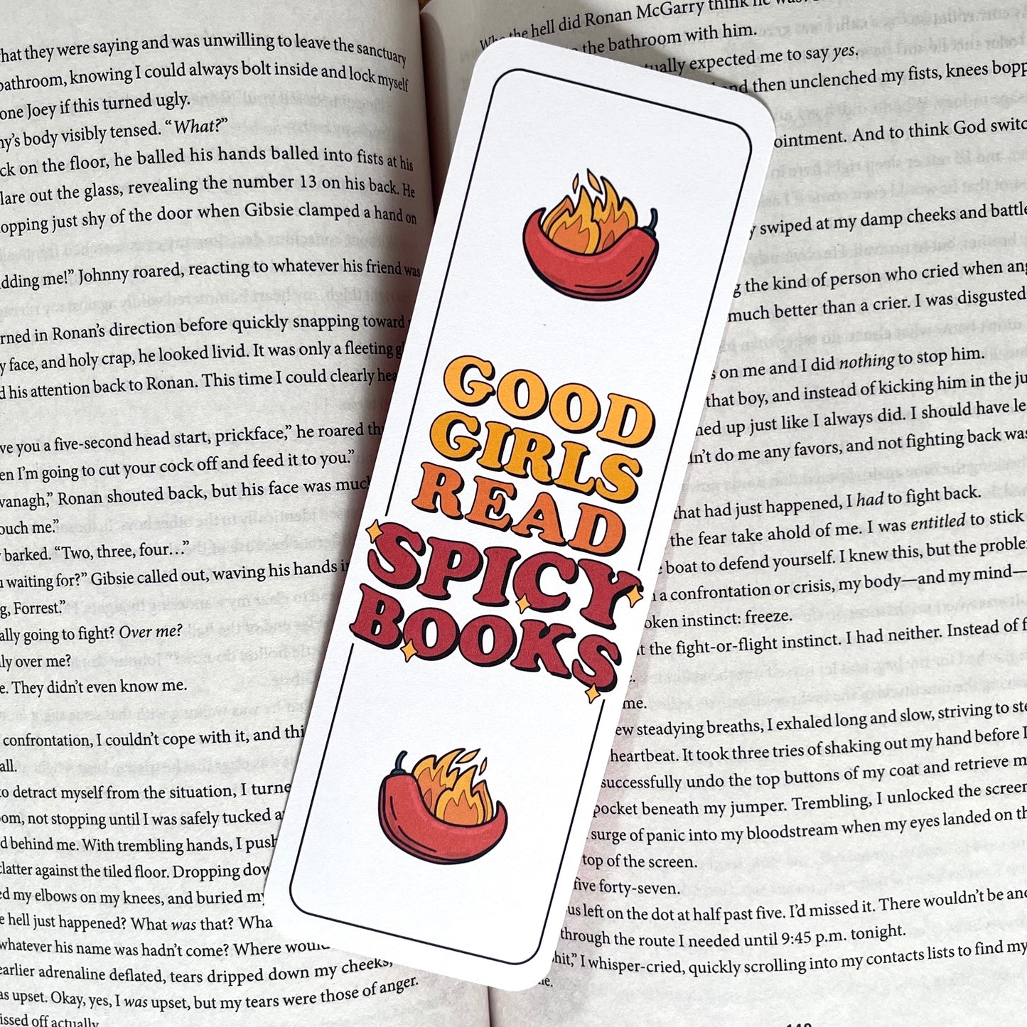 Good Girls Read Spicy Books Bookmark