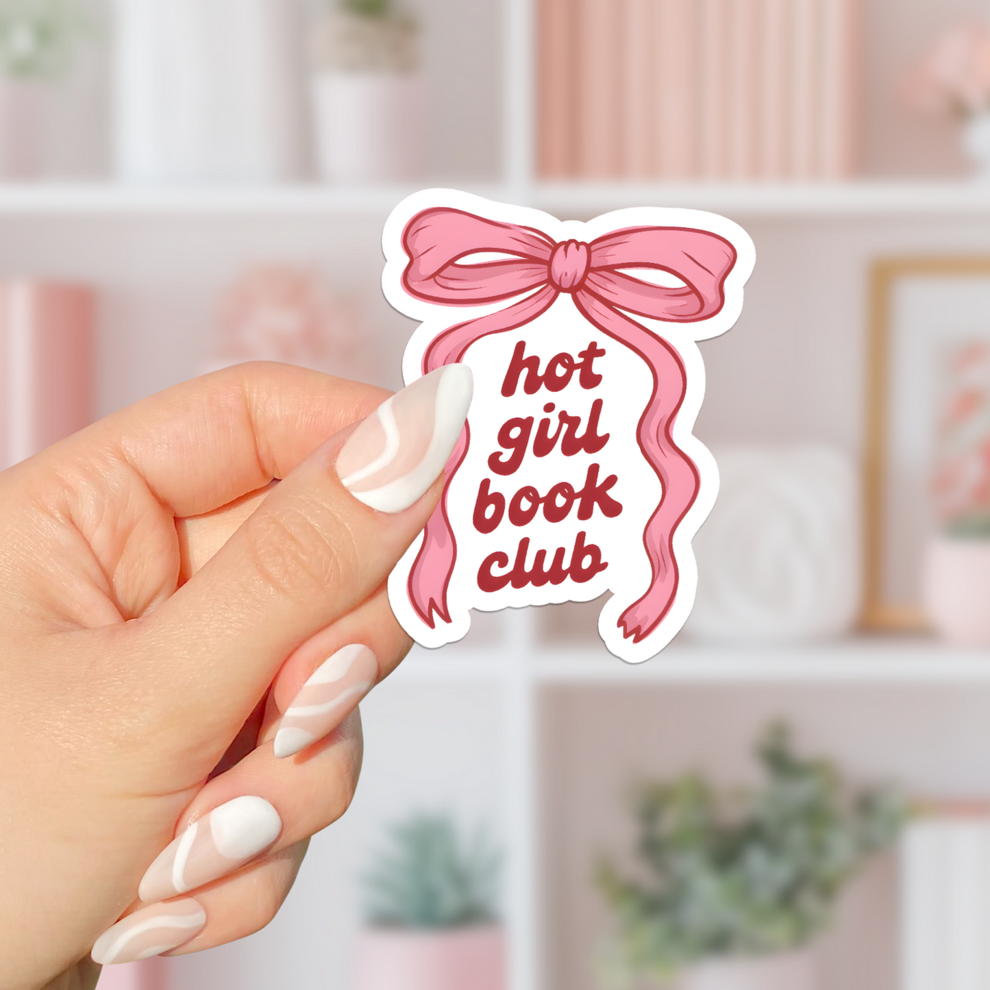 Hot Girl Book Club Sticker