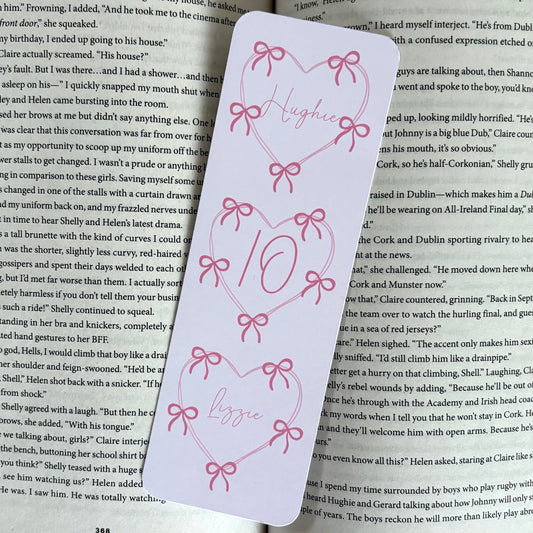 Hughie + Lizzie Bookmark (Boys of Tommen)