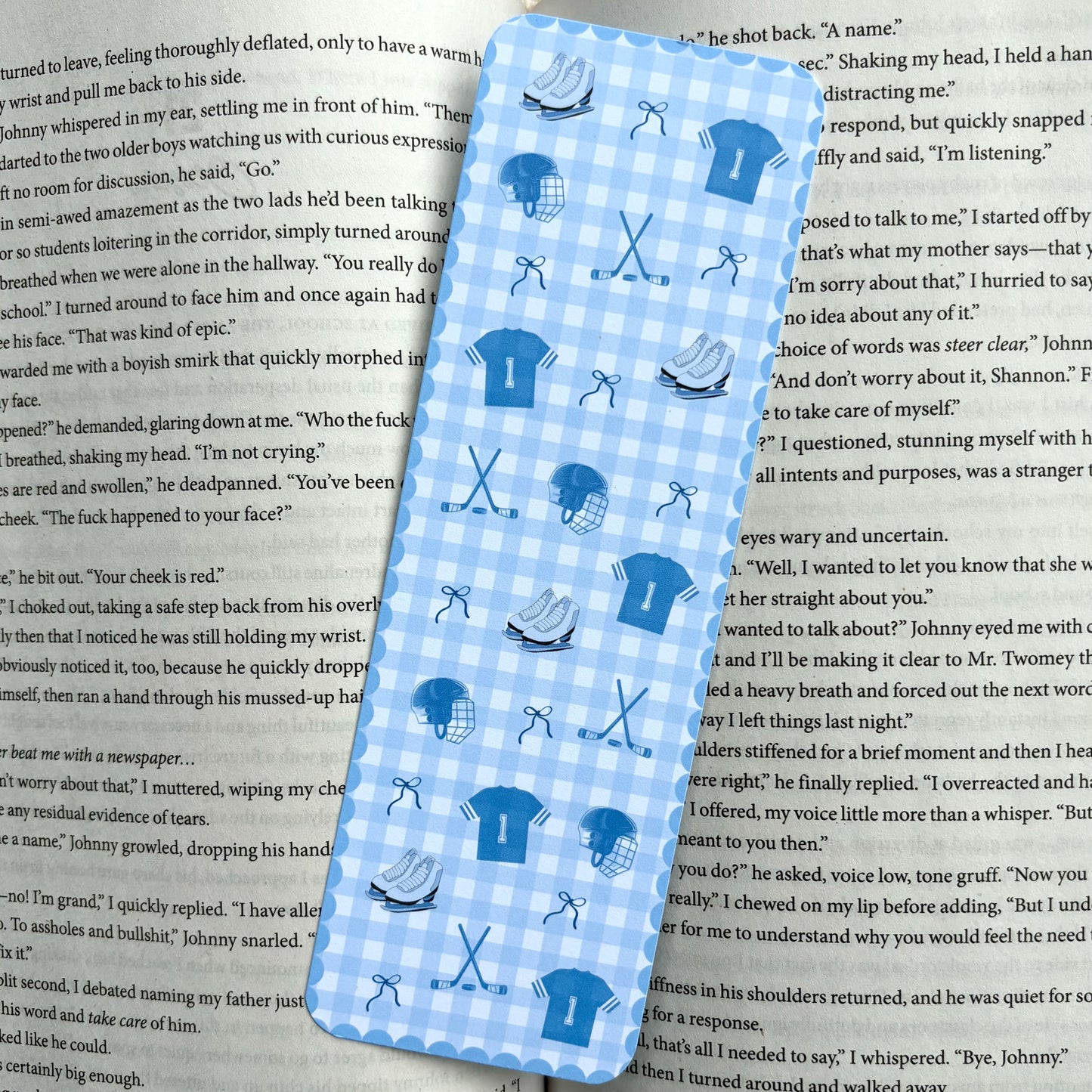 Hockey Romance Bookmark
