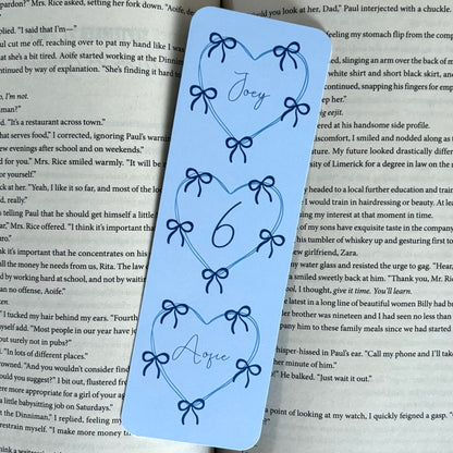 Hughie + Lizzie Bookmark (Boys of Tommen)