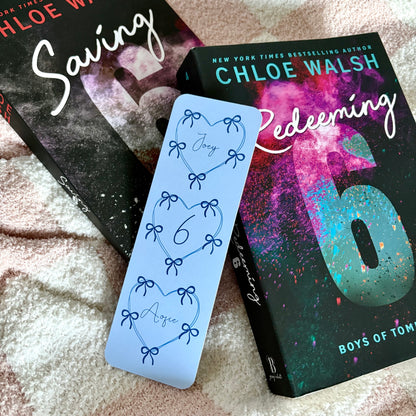 Joey + Aofie Bookmark (Boys of Tommen)