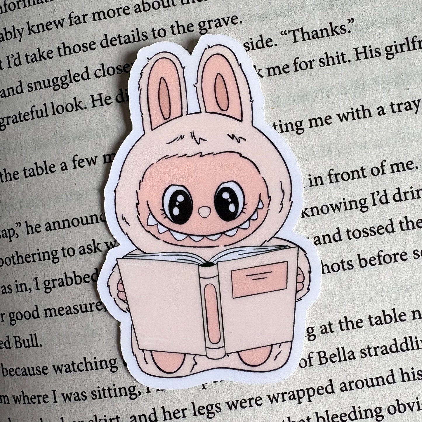 Cute But Unhinged Stickers (Labubu)