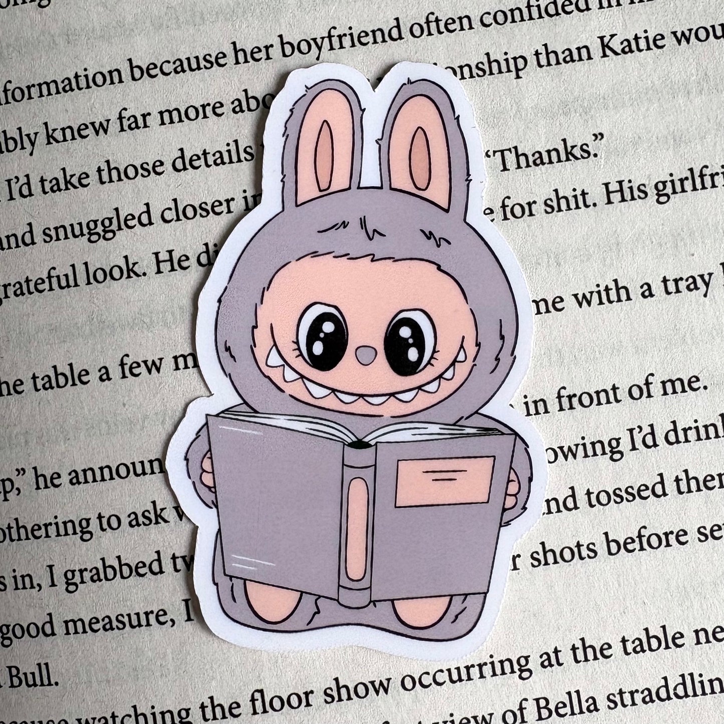 Cute But Unhinged Stickers (Labubu)
