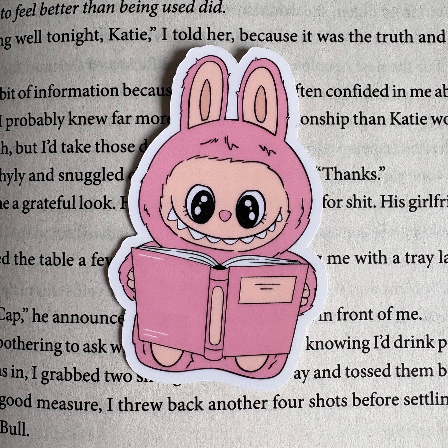 Cute But Unhinged Stickers (Labubu)