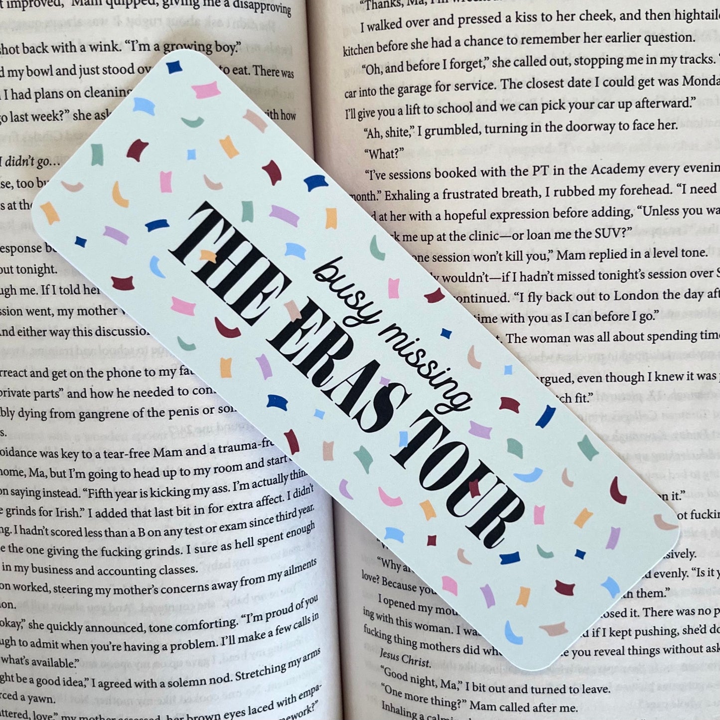 Busy Missing The Eras Tour Bookmark